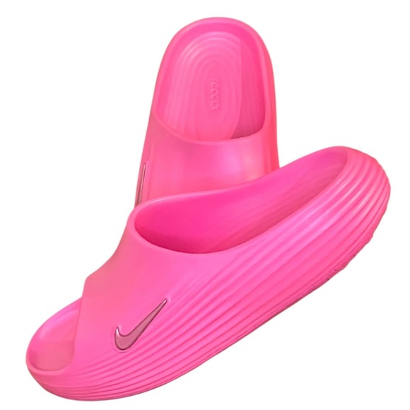 Nike ReactX‎ Rejuven8 Recovery Slides Pink Pinksicle Slip-On Women 10